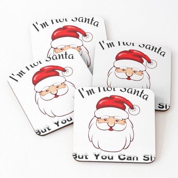 Item preview, I'm Not Santa But You Can Sit On My FACE  On My Lap Funny Santa designed and sold by piskwi.