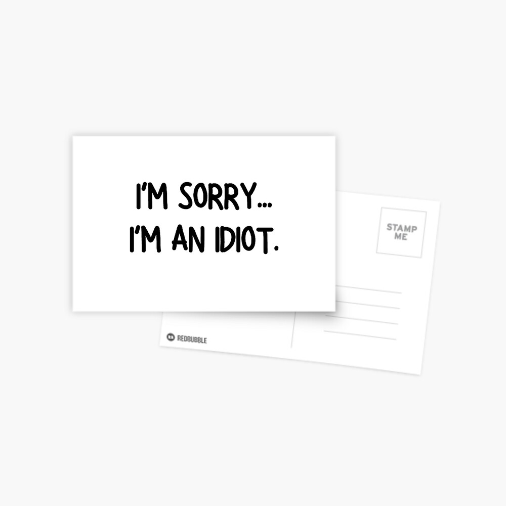 sorry greeting card for best friend