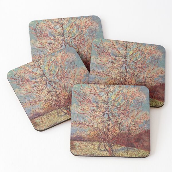 Item preview, Pink peach tree in bloom by Vincent Van Gogh designed and sold by nelmski.