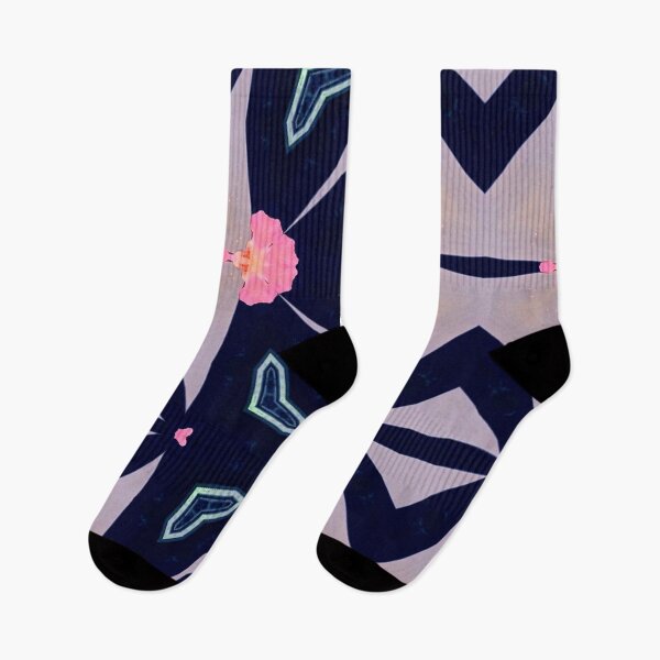 Item preview, Colorama geometric pattern pink purple blue designed and sold by Joie-et-Poesie.