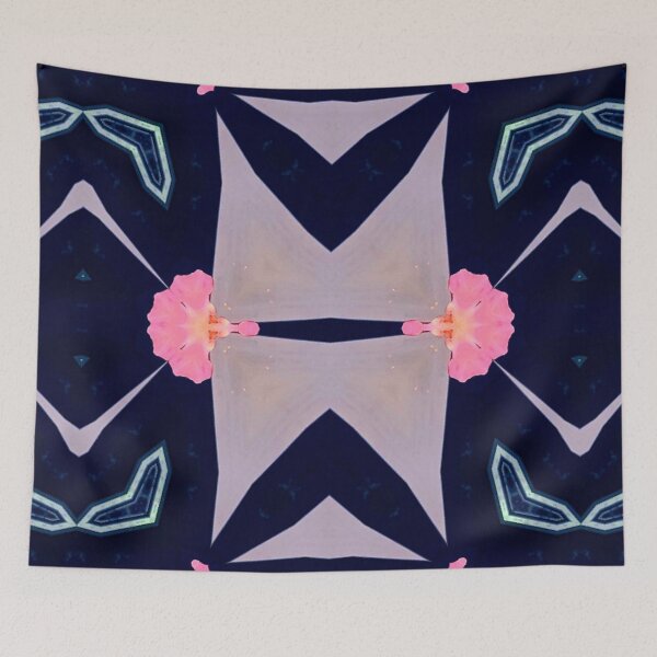 Item preview, Colorama geometric pattern pink purple blue designed and sold by Joie-et-Poesie.