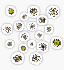 Doodled Daisies Sticker