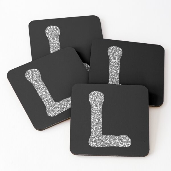 Item preview, Silver alphabet L designed and sold by HappyPrints ⭐⭐⭐⭐⭐.