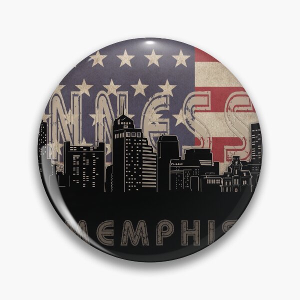 Item preview, memphis skyline flag designed and sold by BekimART2.