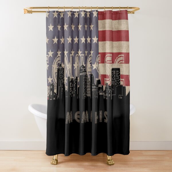 Item preview, memphis skyline flag designed and sold by BekimART2.