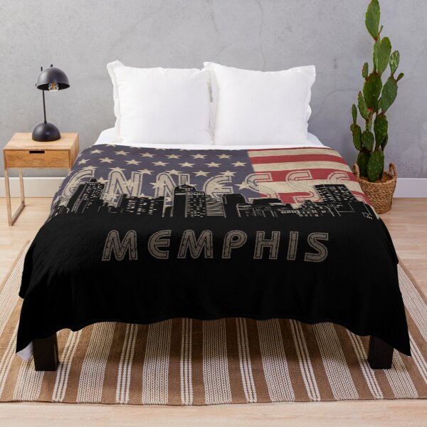 Item preview, memphis skyline flag designed and sold by BekimART2.