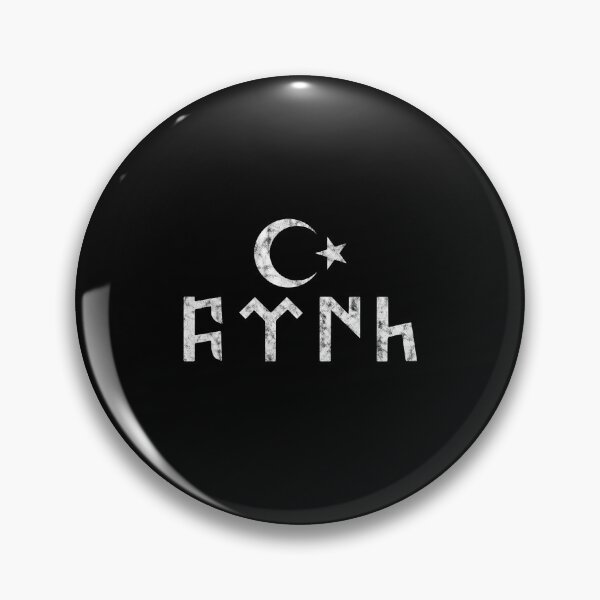 Item preview, Göktürkce Old Turks Bozkurt Türkiye Turkey Ayyildiz designed and sold by Nessshirts.