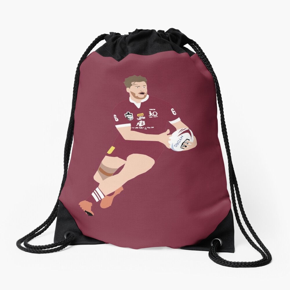 "Cameron Munster Maroons NRL 2" Drawstring Bag by Rhys40 ...