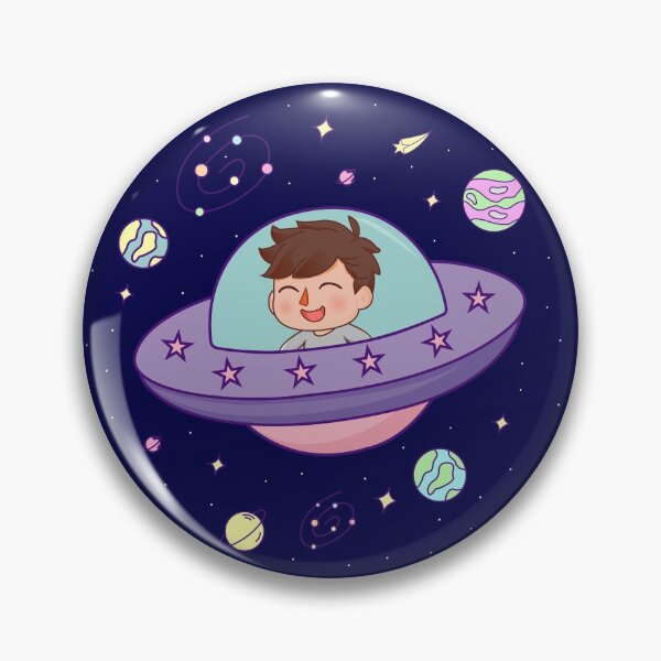 Item preview, Flamingo youtube Flamingo Plush space trip face, flamingo in a cute spaceship surrounded by planets and stars designed and sold by SGS-.