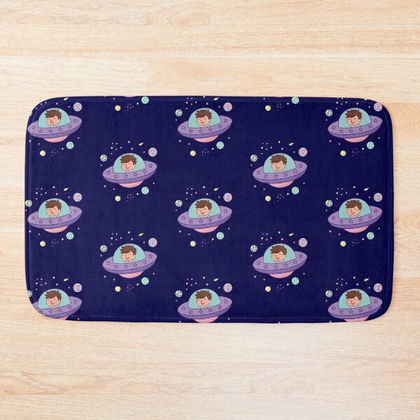 Item preview, Flamingo youtube Flamingo Plush space trip face, flamingo in a cute spaceship surrounded by planets and stars designed and sold by SGS-.