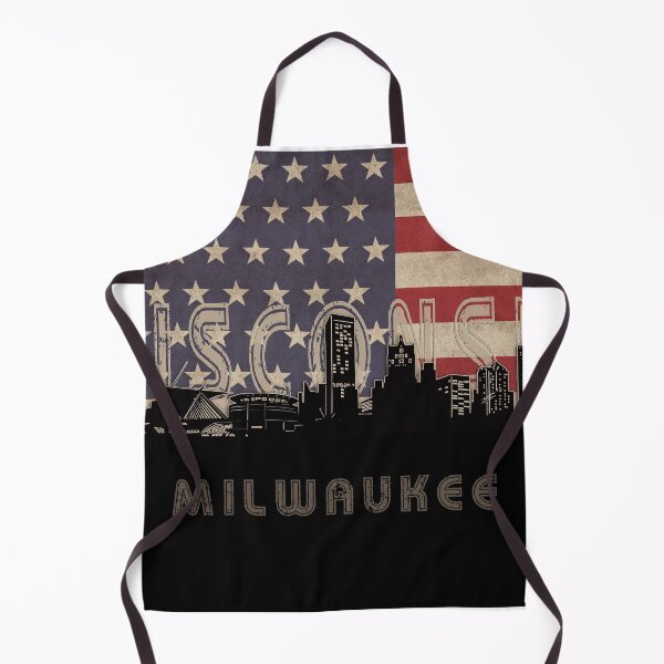 Item preview, milwaukee skyline flag designed and sold by BekimART2.