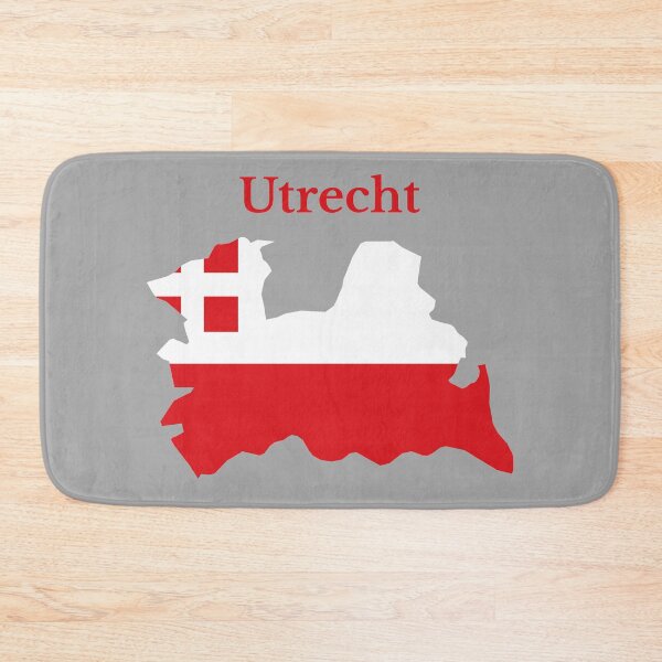 Item preview, Utrecht Province Map flag , Netherlands. designed and sold by marosharaf.