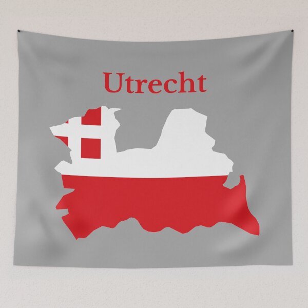 Item preview, Utrecht Province Map flag , Netherlands. designed and sold by marosharaf.