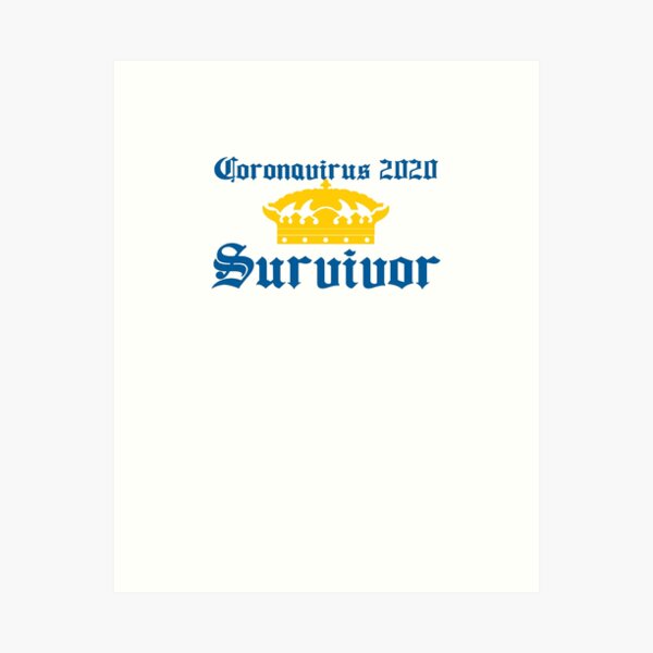 Item preview, Corona Virus Survivor 2020 designed and sold by Retromegahero83.