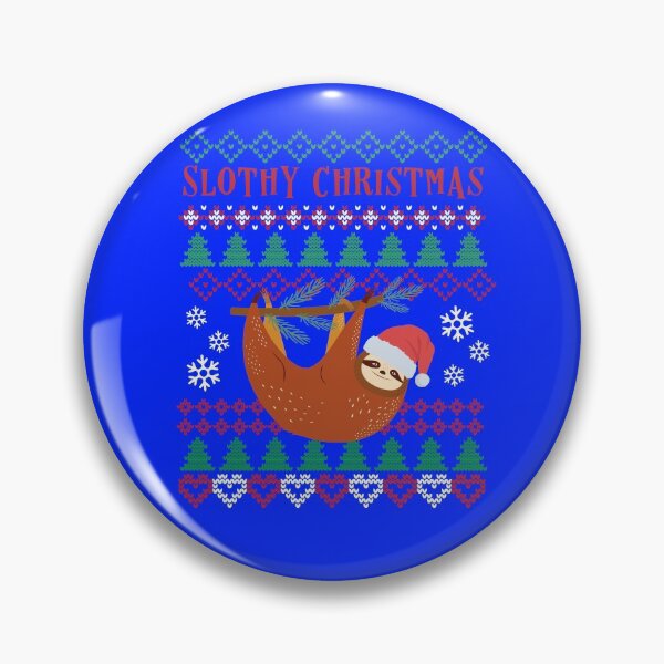 Item preview, Sloth Ugly Christmas Sweater designed and sold by sableandshadow.
