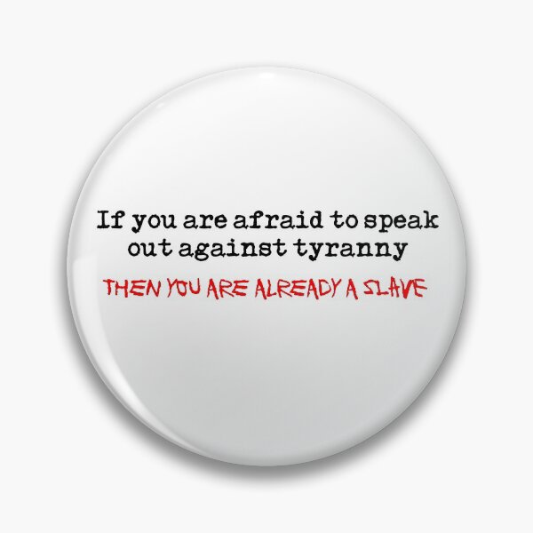 Item preview, Speak out against Tyranny! designed and sold by unfuckersunite.