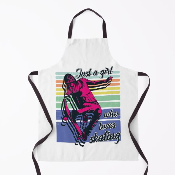 Item preview, Just a Girl Who Loves Skating Retro Vintage Skater designed and sold by OmmeDesigns.