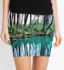 Winter Blues Mini Skirt