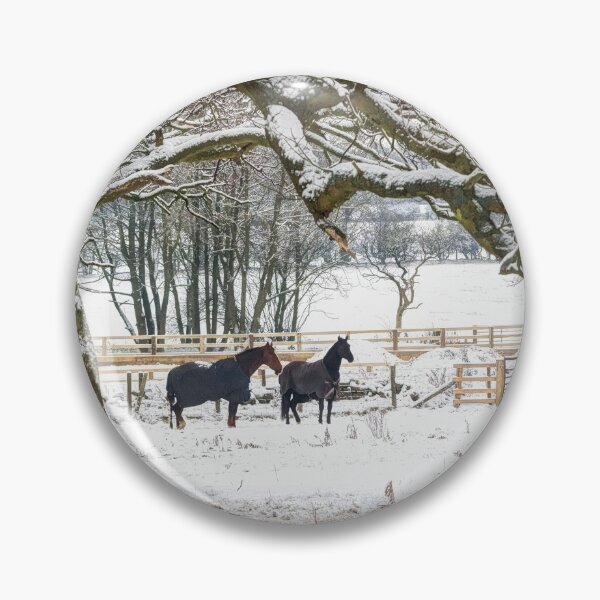 Item preview, Horses in the snow designed and sold by HaleyRedshaw.