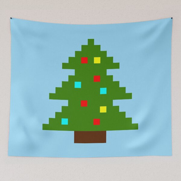 Item preview, O Christmas Tree Pixel Art 2 designed and sold by akaiawa.