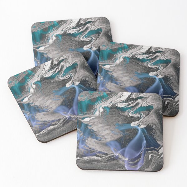 Item preview, Granite Smoke - Blue & Grey Marble designed and sold by reinasportfolio.