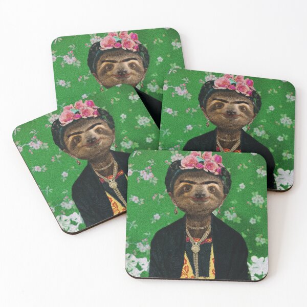 Item preview, sloths Frida Kahlo designed and sold by Africanob.