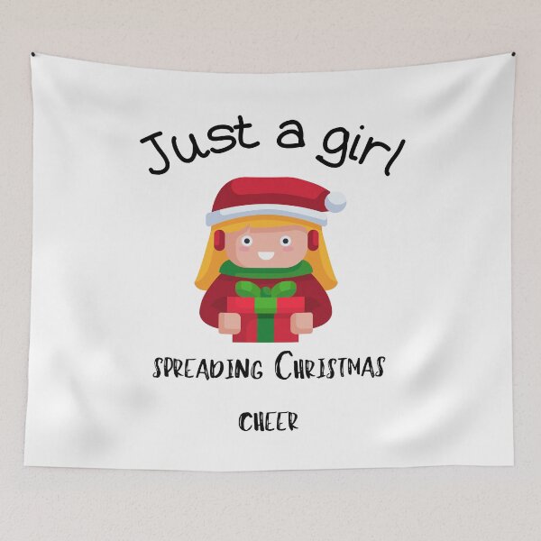 Item preview, Just a girl spreading Christmas cheer,Funny Christmas Gift,christmas designed and sold by piskwi.