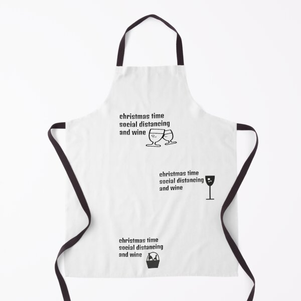 Item preview, Christmas Time Social Distancing and Wine designed and sold by DamaliePierre.