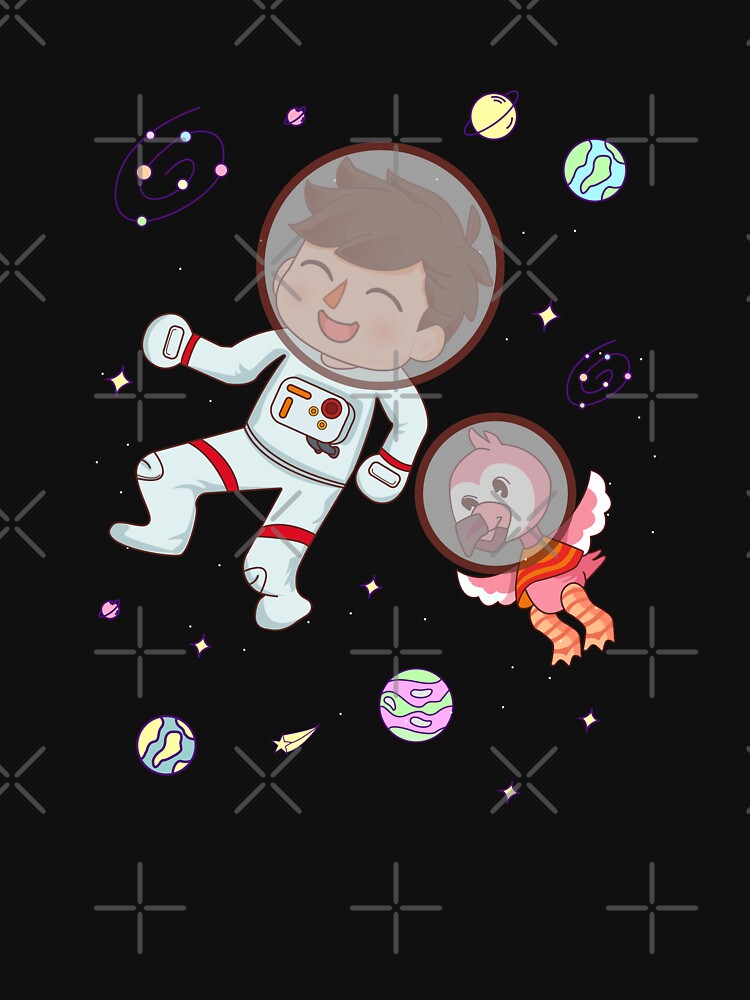 "Flamingo youtube Flamingo Plush space trip astronaut, flamingo in a