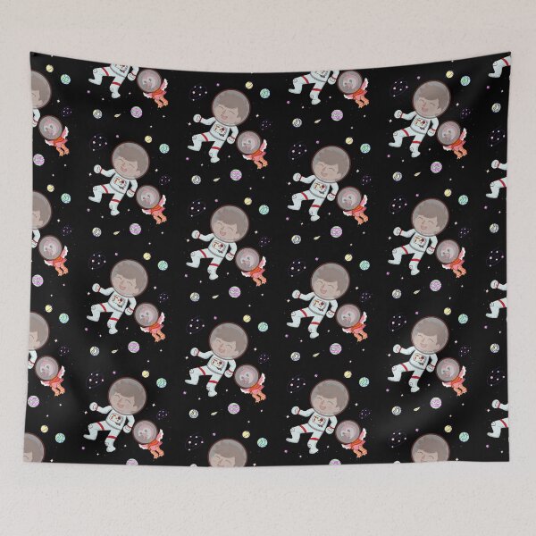 Item preview, Flamingo youtube Flamingo Plush space trip astronaut, flamingo in a cute spaceship surrounded by planets and stars designed and sold by SGS-.