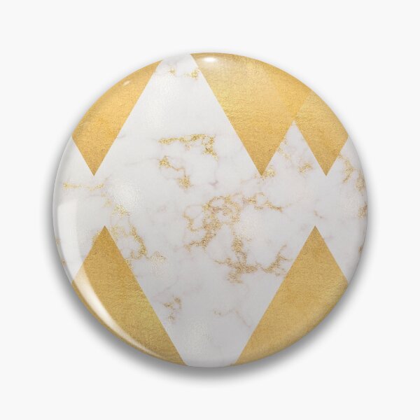 Item preview, White and Gold Marble Geometric Pattern Texture White Stone  designed and sold by BohoStudio.