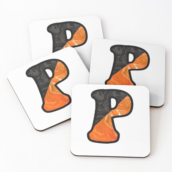Item preview, Marbled Black and Orange P  designed and sold by imgpine610.