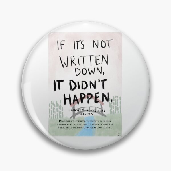 Item preview, Ancient Compliance Proverb - Write it Down! (CMS) designed and sold by oksanao.