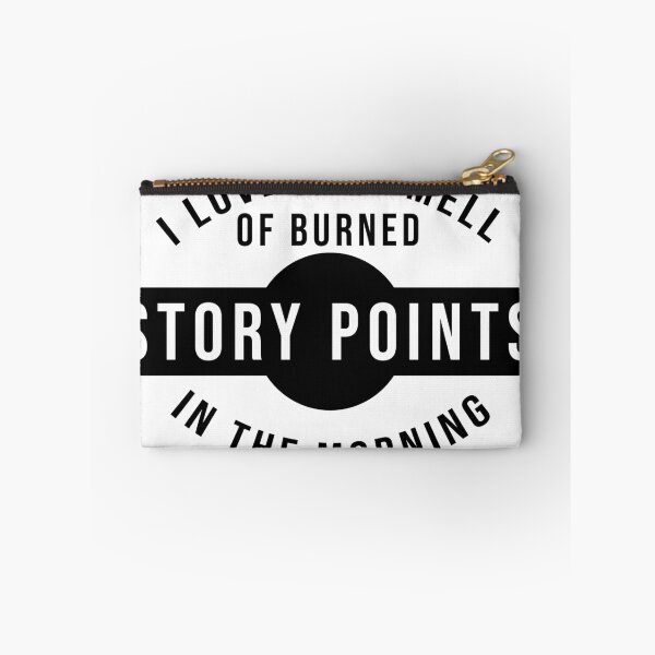 Item preview, I love the smell of story points in the morning (black) designed and sold by svanaerschot.