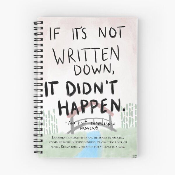 Item preview, Ancient Compliance Proverb - Write it Down! (CMS) designed and sold by oksanao.