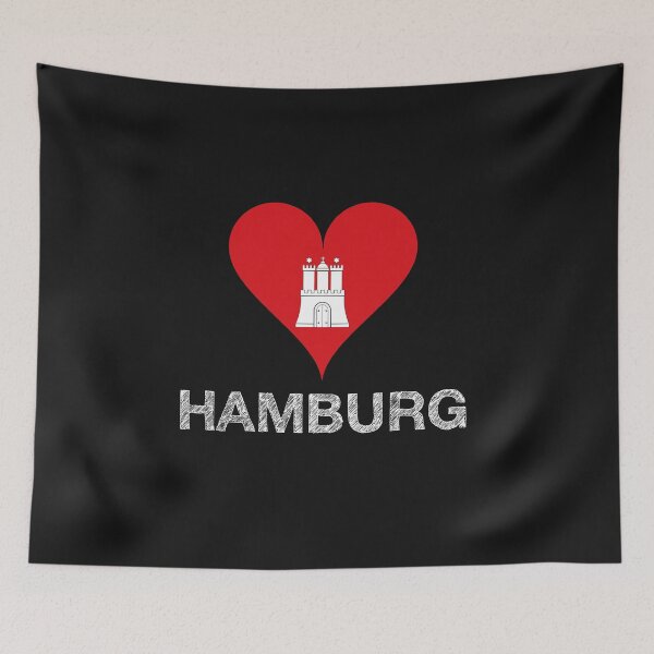Item preview, Hamburg wappen flag coat of arms SHIELD designed and sold by mikoala50.
