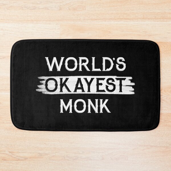 Item preview, Worlds Okayest Monk designed and sold by NikStore.