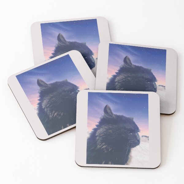 Item preview, Black Cat Photographic at Night  designed and sold by StarByAsem.
