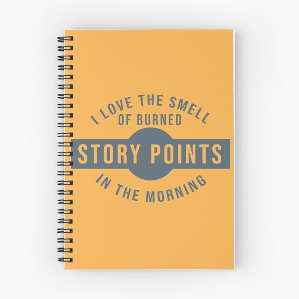 Item preview, I love the smell of story points in the morning (teal) designed and sold by svanaerschot.