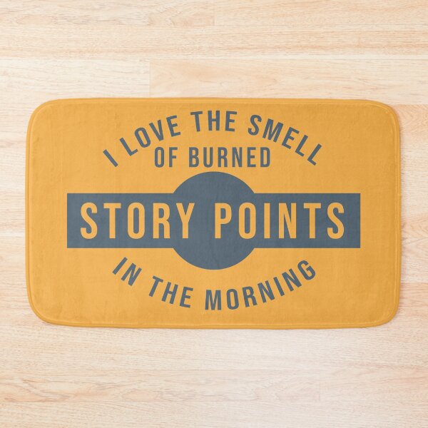 Item preview, I love the smell of story points in the morning (teal) designed and sold by svanaerschot.