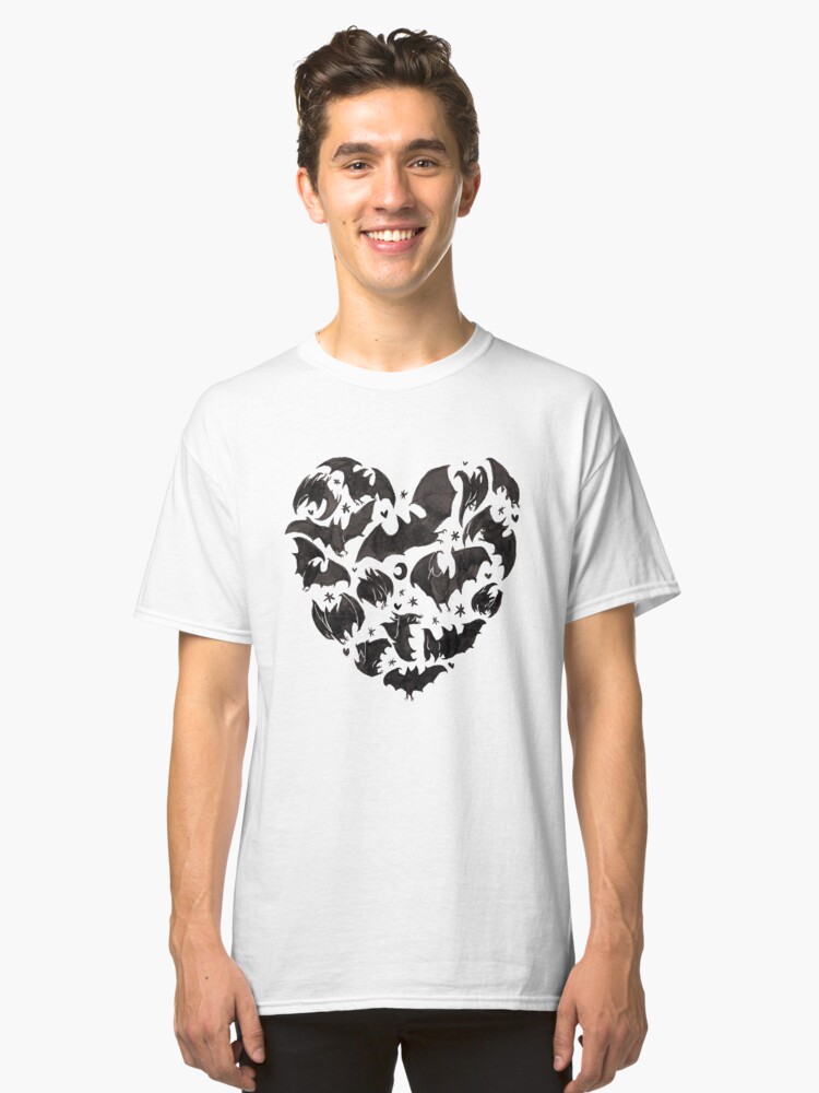 I Love Heart Bats T-Shirt