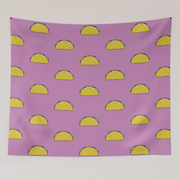 Item preview, Retro Taco Pattern designed and sold by G-illustrate.