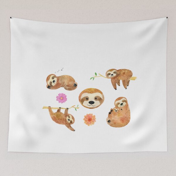 Item preview, sloths art designed and sold by zanbo.