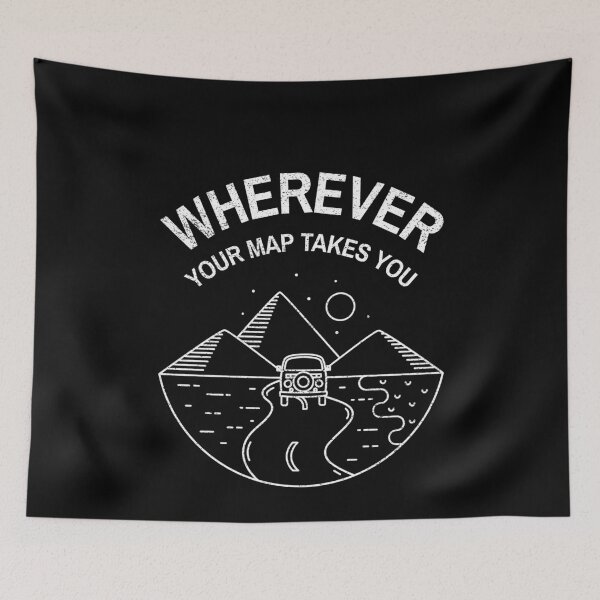 Item preview, Wherever Your Map Takes You Outdoor Weekend designed and sold by OldCamp.
