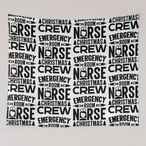 Item preview, Emergency Room Nurse Christmas Crew ER Hospital ICU designed and sold by GravitiTees.