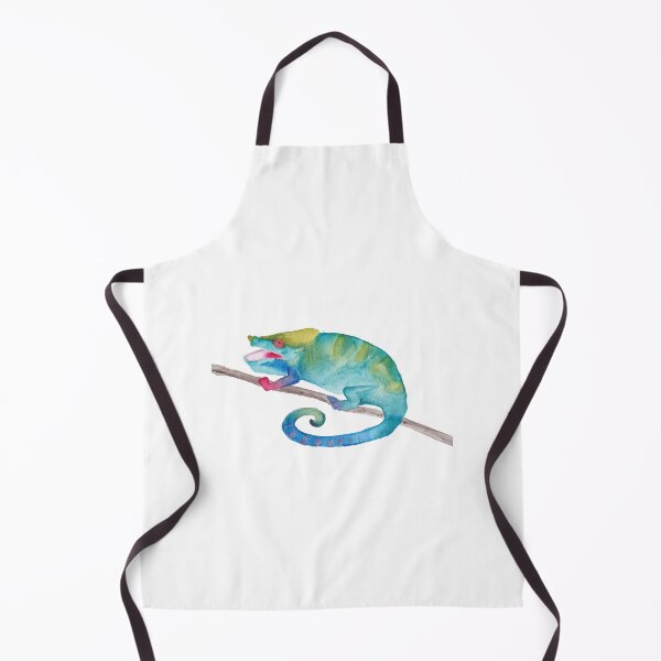 Item preview, Watercolor chameleon 5 designed and sold by lu-lu.