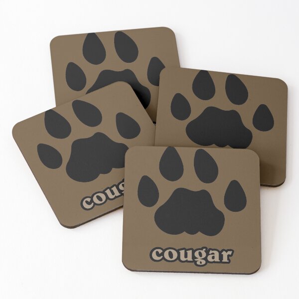 Item preview, Cougar track designed and sold by Procyonidae Creative.