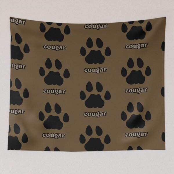 Item preview, Cougar track designed and sold by Procyonidae Creative.
