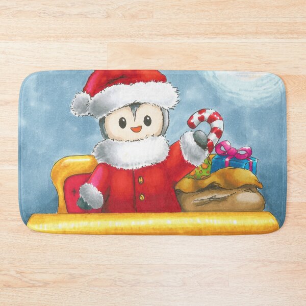 Item preview, Cute Christmas Penguin in Santa's sleigh designed and sold by Artz-by-Karlene.