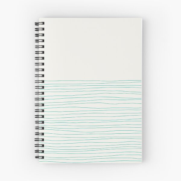 Item preview, Hand Striped Cream Turquoise designed and sold by Miss Striped.